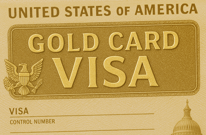 United States of America Gold Card Visa